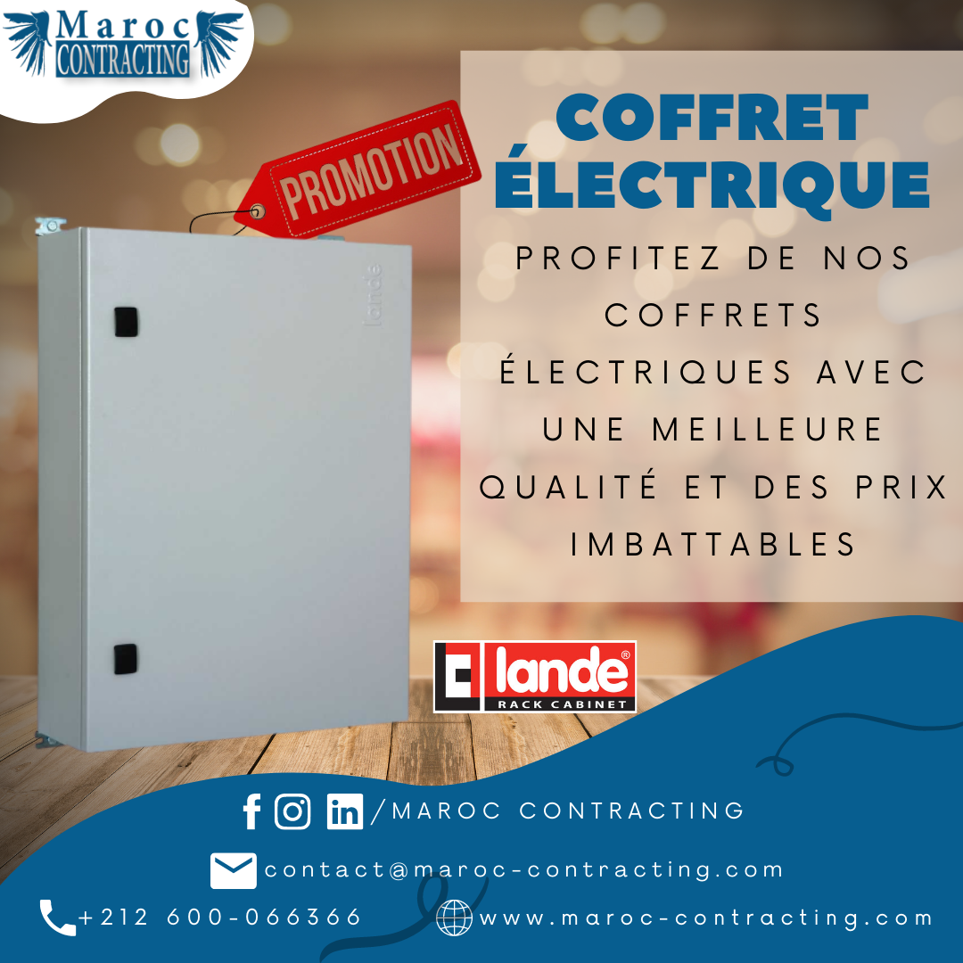 Nouvelle promotion sur nos « Coffrets Électriques »